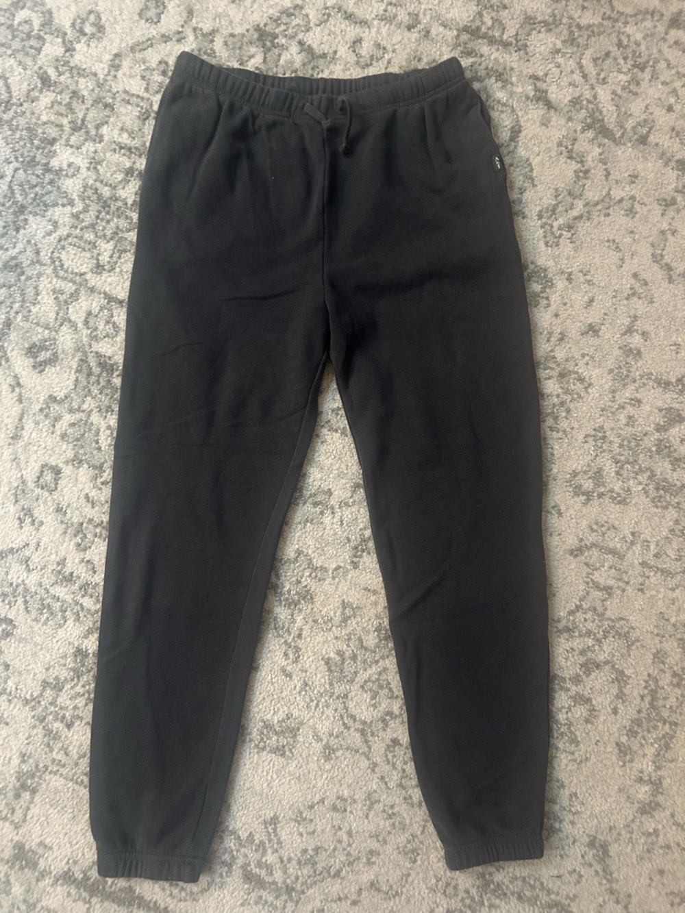 abercrombie kids dark gray jogger sweatpants